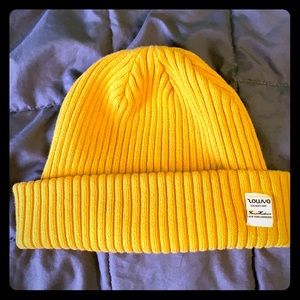 Fisherman style beanie.